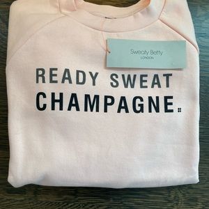 Sweaty Betty “Ready Sweat Champagne Sweatshirt